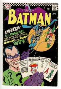 BATMAN 179 VG+ 4.5 2nd SILVER AGE RIDDLER APPEARANCE