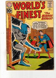World's Finest Comics #121 1961 VG Affordable-Grade Superman, 1st Mirror...
