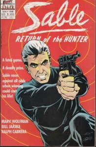 SABLE RETURN OF THE HUNTER #3, VF/NM, Jon, First, 1988 more Indies in store