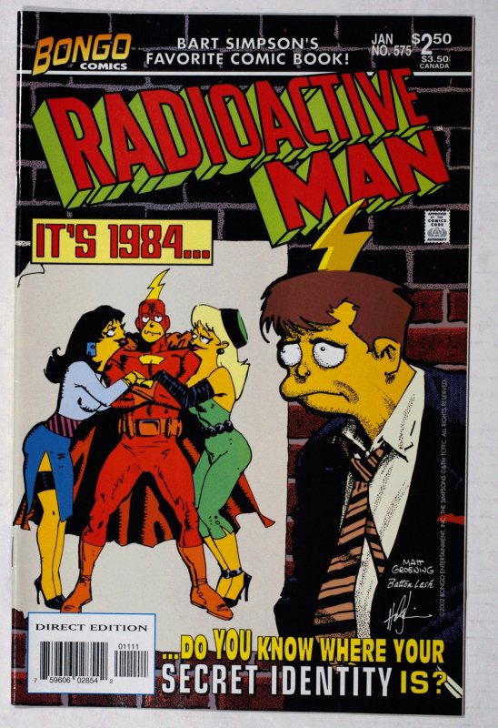 Radioactive Man! #575 9.8 Mint, Unread. JAN.
