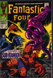 Fantastic Four #76 - Silver Surfer, Galactus, & Psycho-Man (Grade 8.0) 1968