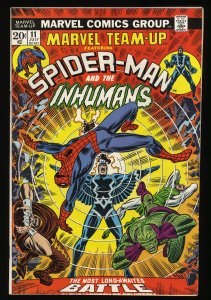 Marvel Team-up #11 VF/NM 9.0 Spider-Man Inhumans!