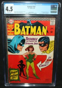 Batman #181 - 1st App of Poison Ivy - CGC Grade 4.5 - 1966