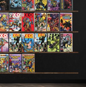 Huge Lot 140+ Comics with X-O Manowar, Hawk And Dove & More!