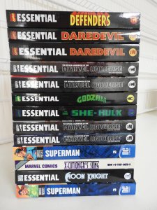 Huge Lot (13) Marvel Essentials/ DC Showcase TPB's Avg VF-NM Condition!