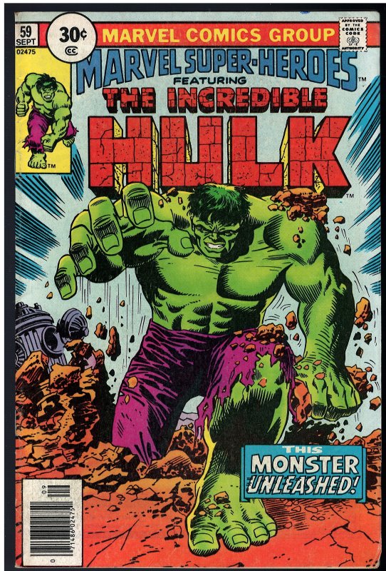 Marvel Super-Heroes #59 (Marvel, 1976)