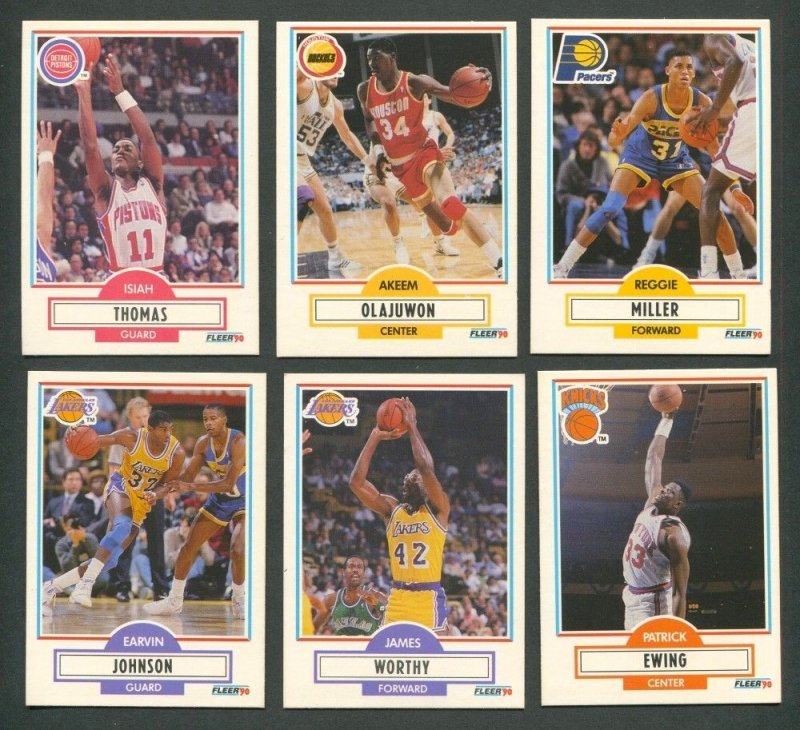 1990-91 Fleer  Basketball Card Set (MINT)