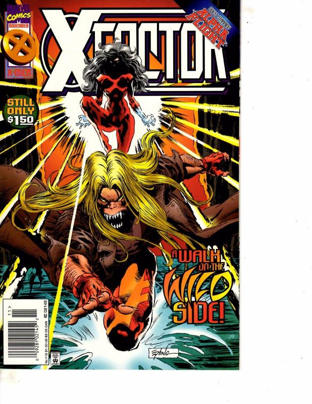 Lot Of 6 Factor X Marvel Comic Books #116 117 118 119 120 121 Thor Iron Man DC5