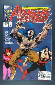 Avengers West Coast #87 (1992)