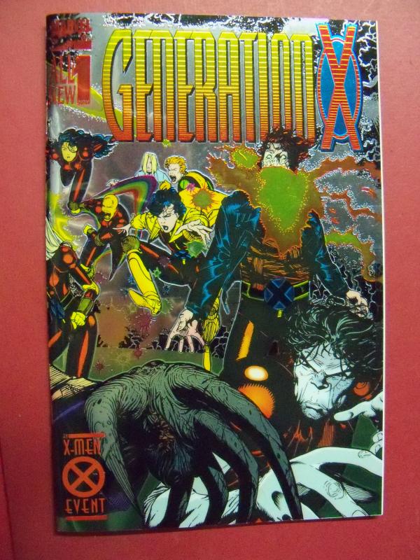 GENERATION X  #1 WRAP-AROUND FOIL COVER (9.0 to 9.2 or better)  MARVEL COMICS