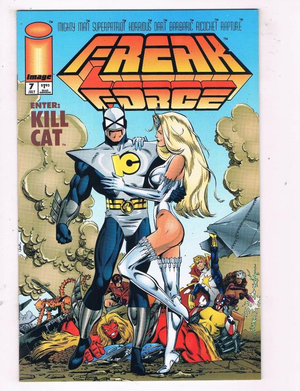 Freak Force #7 VF/NM Image Comics Comic Book July 1994 DE43 TW14