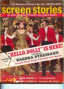 Screen Stories-Barbra Streisand-John Wayne-Peter O'Toole-Dec-1969