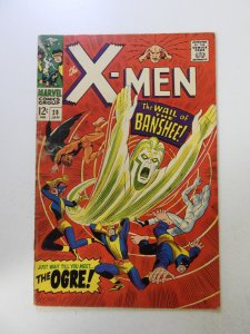 The X-Men #28 (1967) 1st appearance of Banshee VG condition ink back cover