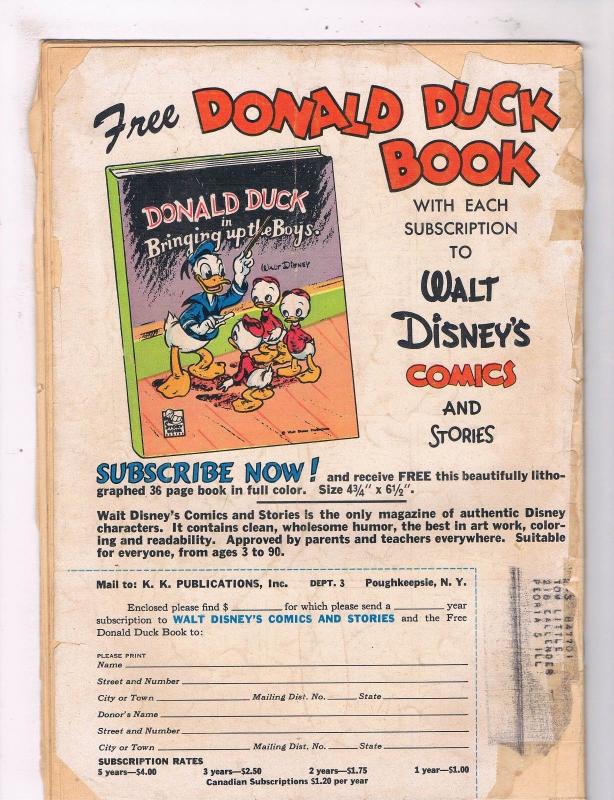 Walt Disney's Comics & Stories Vol. # 14 # 5 / # 159 Golden Age Dell Comic JH2