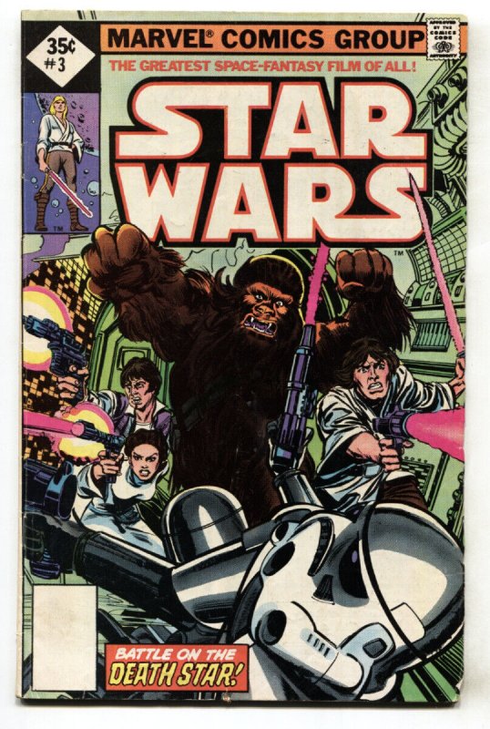 STAR WARS #3--2nd print--1977--Marvel--comic book