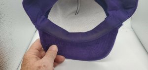 The Joker Hat 80s Strapback Purple Corduroy Cap   DC Comics   Batman Vintage