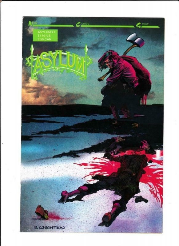 ASYLUM #1, VF+, Bernie Wrightson, Bissette, Alex Nino, 1989,more Horror in store