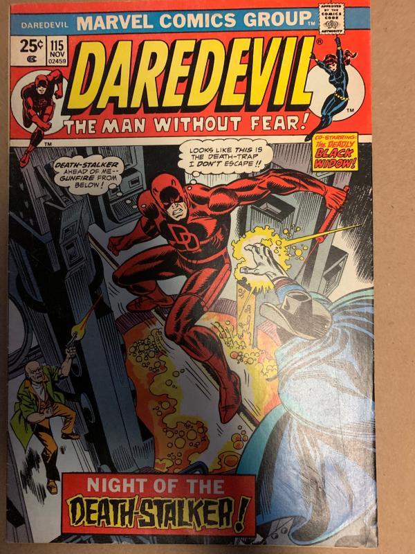 Daredevil (1964) 115 Very Fine - (7.5) Guest Starring Black Widow