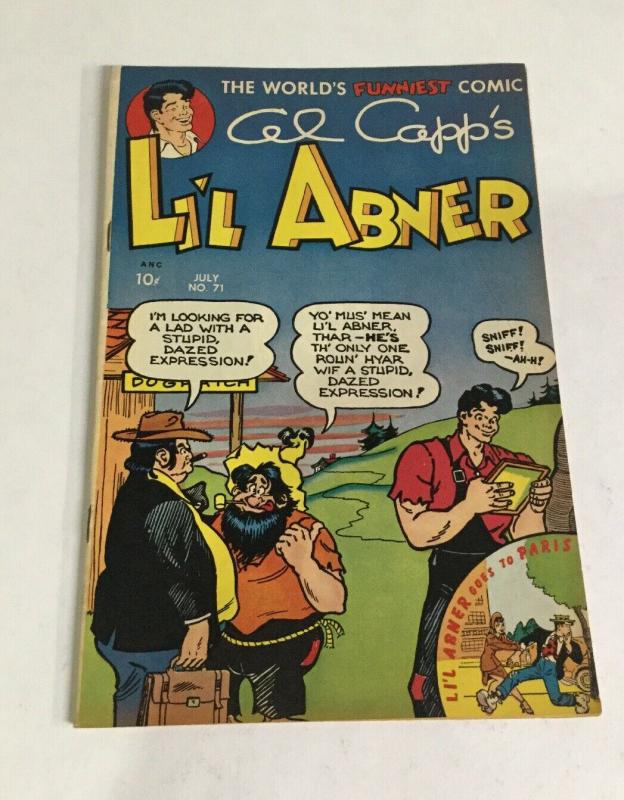 Li’l Abner Comics 71 Fn Fine 6.0 Toby Press