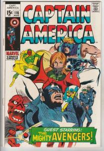 Captain America #116 (Aug-69) VF/NM High-Grade Captain America