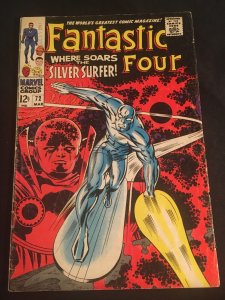 THE FANTASTIC FOUR #72 Silver Surfer, VG Condition