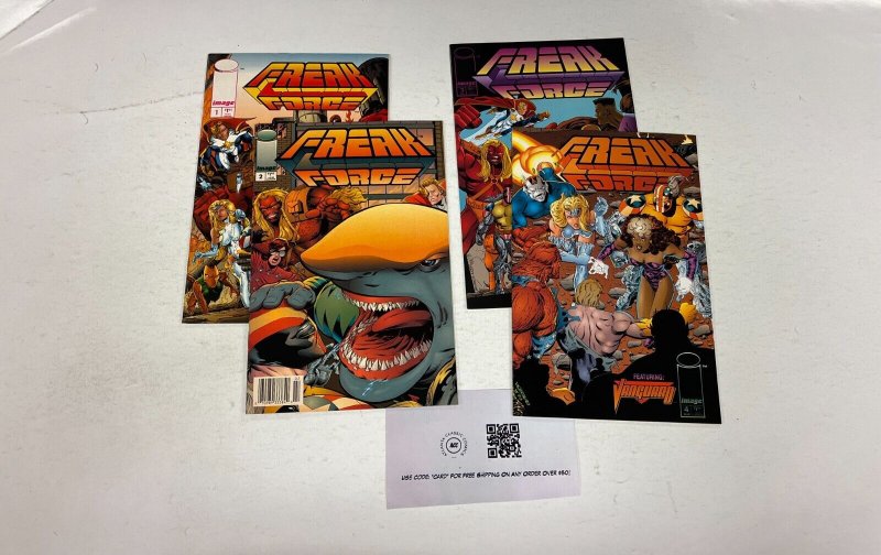 4 Freak Force Image Comics Books #1 2 3 4 19 JW21