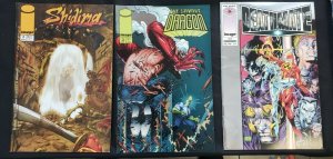 MISC IMAGE COMICS 11PC (FN) SOME ORIGINAL PACKAGING W/ CARDS, BRIGADE 1992-2001