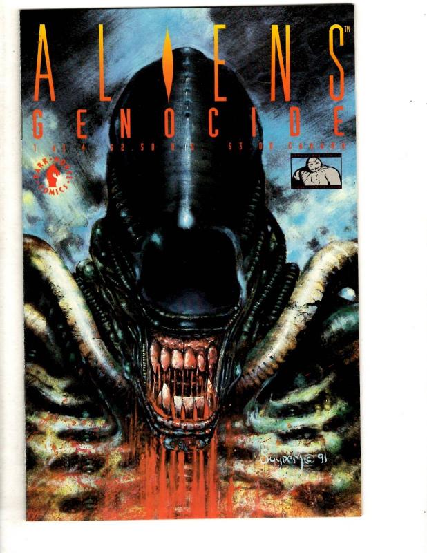 Lot Of 6 Aliens Dark Horse Comic Books Genocide # 1 2 3 4 + Havoc # 1 2 CR30