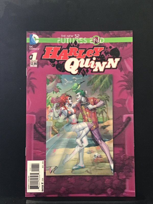 Harley Quinn: Futures End #1 (2014) 3-D motion Cvr