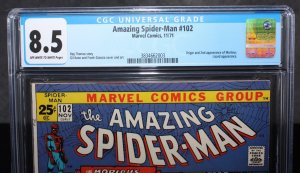 Amazing Spider-Man #102 CGC (8.5) 2nd Appearance of Morbius - 1971