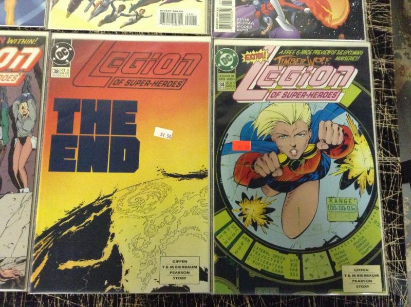 10 Legion Of Super-Heroes DC Comic Books # 34 38 42 45 71 79 80 81 82 83 X1