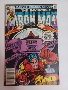 Invincible Iron Man #169 Mark Jeweler Variant - 1st Rhodey as Iron Man-1983 - VG