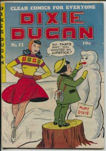 Dixie Dugan #11 1948-ACG-spicy headlights ice skate cover-Good Girl Art-VG+