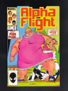 Alpha Flight #22 (1985) First Appearance of the Pink Pearl