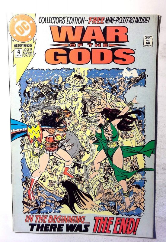 War of the Gods #4 (1991) DC Comics Wonder Woman 1st Print Comic Book