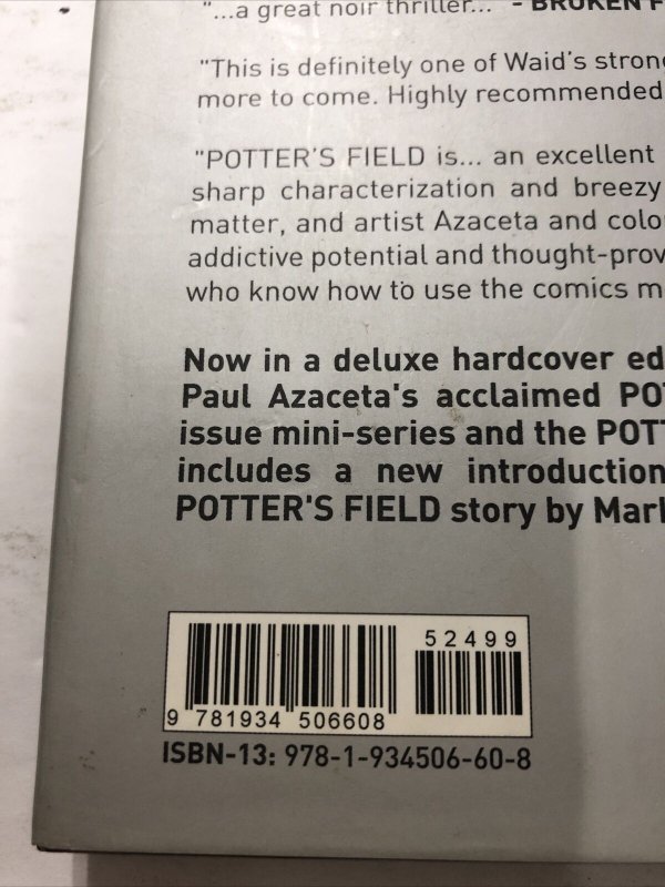 Potter’s Field  (2009)  Boom HC Mark Waid