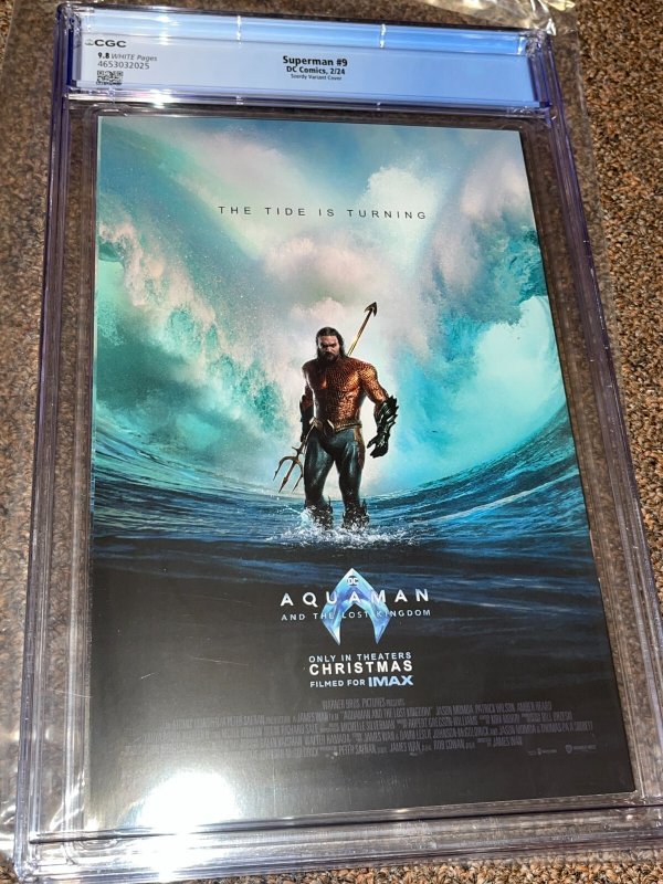 Superman 9 (2024), Nathan Szerdy 1:50 Variant Cover CGC Graded 9.8