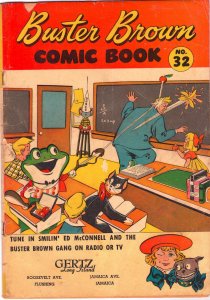 Buster Brown #32 - School Room Cover - 1957 (Grade 4.5) WH