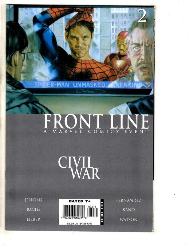 9 Marvel Comics Civil War Front Line # 1 2 3 4 11 + Gambit # 16 17 18 + # 3 JD3