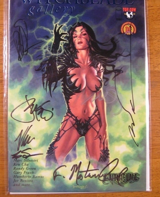 Holy Cow! Lot of *34* SIGNED & MULTI-SIGNED *WITCHBLADE* COMICS—MICHAEL TURNER++