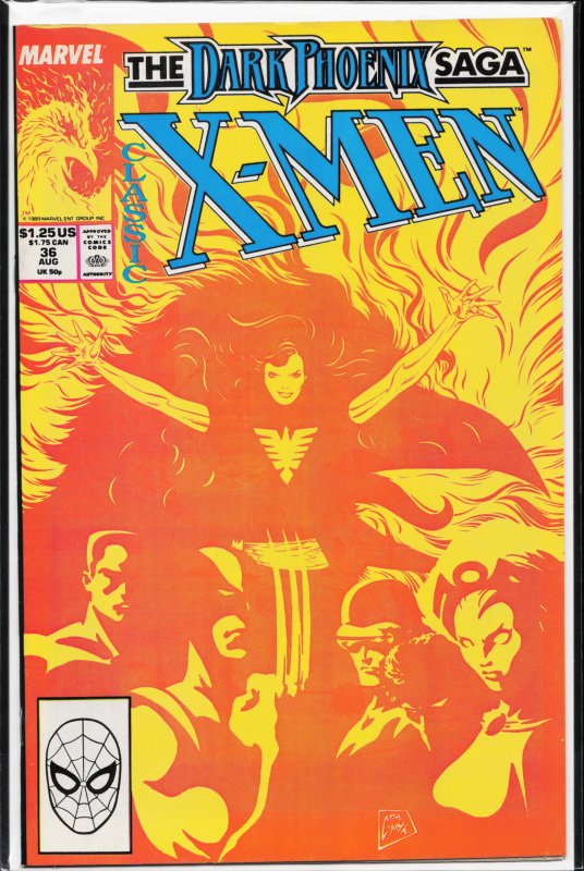 Classic X-Men #36 (1989) X-Men