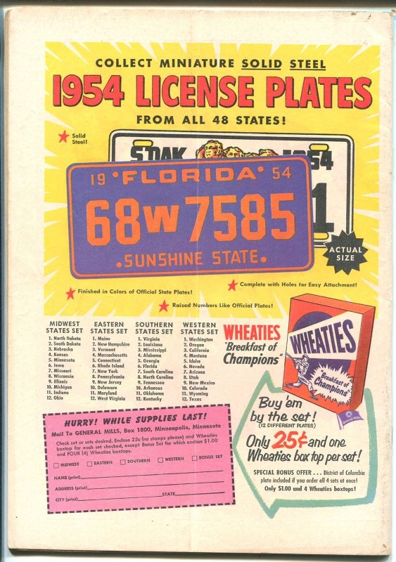 Walt Disney's Comics and Stories #165  1954 - Dell  -VG - Comic Book