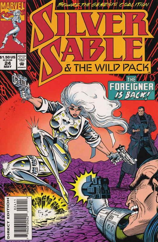 Silver Sable #24 VF/NM; Marvel | save on shipping - details inside