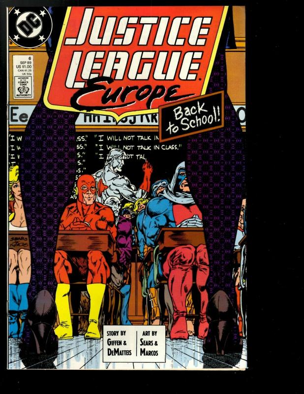 12 Justice League Europe DC Comics # 1 2 3 4 5 6 7 8 9 10 11 12 JF26