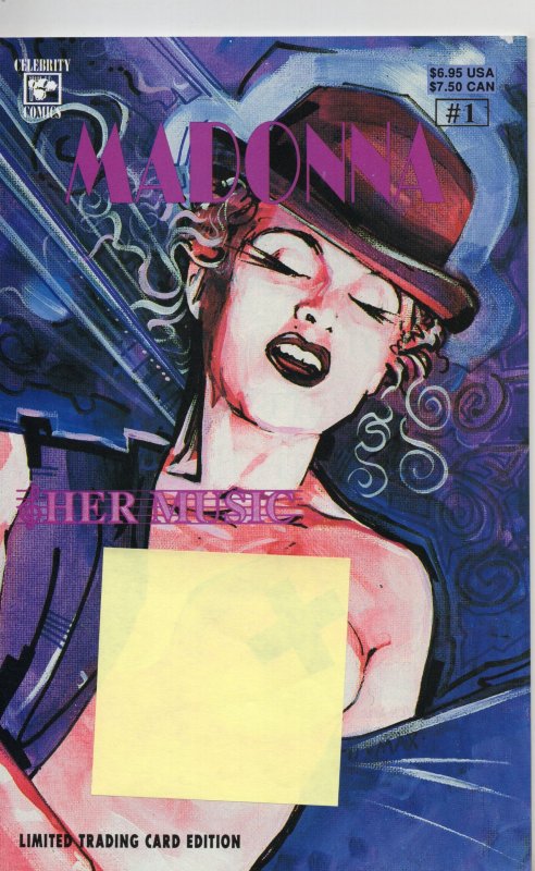 Madonna: Her Music (1992)Comic Book w/Trading Cards Celebrity Grade NM 9.4