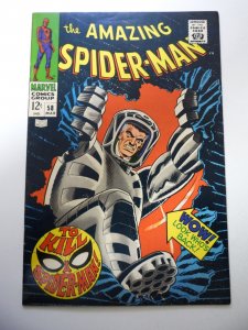 The Amazing Spider-Man #58 Apparent FN Cond tape pull, color touch on tape pull