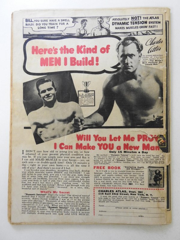 All-Flash Quarterly #9 (1943) Complete! Split Cover detached 1st wrap! Poor Cond