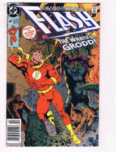 Flash #47 VF DC Comics CW TV Show Comic Book JLA Superman 1991 DE22