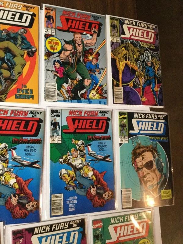 Nick Fury Agent Of Shield 1 2 3 4 5 6 U 8 9 10 11 12 16 17 Very Fine 8.0 Or +