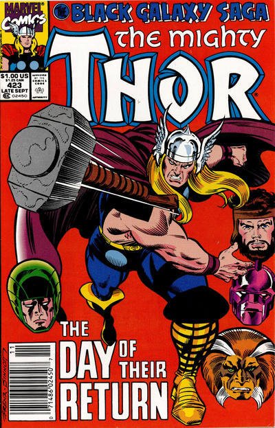 Thor #423 (Newsstand) FN ; Marvel | Black Galaxy Saga